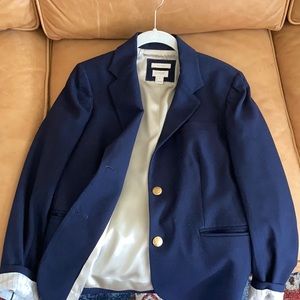 J Crew School boy navy blue blazer